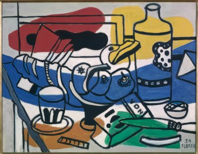Still Life with Three Fruits by Fernand Leger