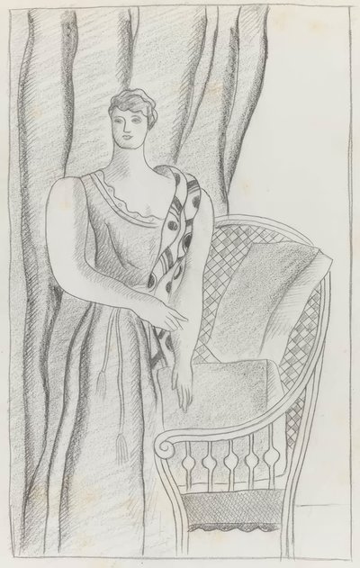Study for the Portrait of Madame D - Mrs Chester Dale by Fernand Leger