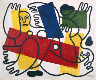The Divers by Fernand Leger