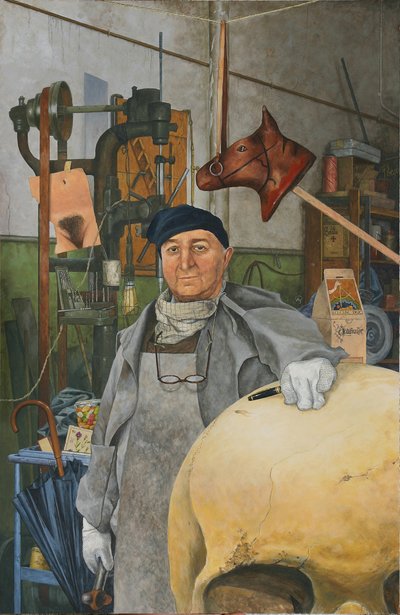 Humanist in His Workshop by Fernando Aznar Cenamor