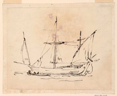 A Sailing Vessel, 1770-1800 by Filippo Marchionni