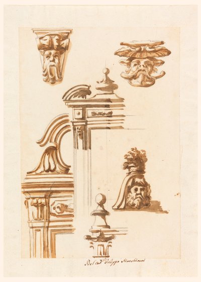 Architectural Studies, 1750–90 by Filippo Marchionni