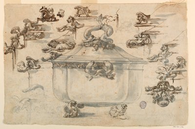 Designs for Silver Tureen, 1769 by Filippo Marchionni