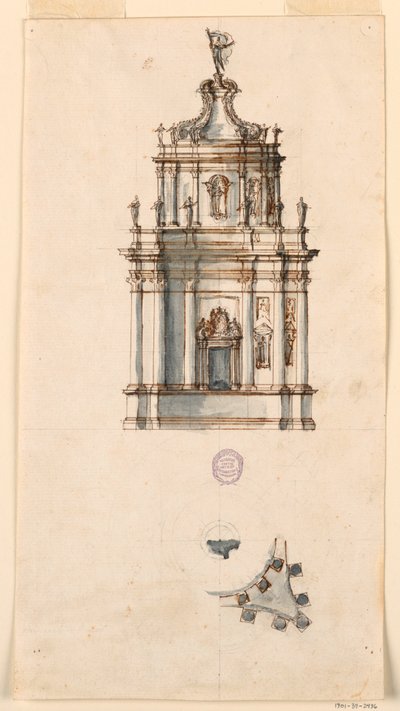Project for a Tabernacle, 1750–1775 by Filippo Marchionni