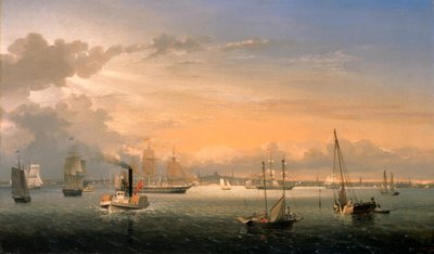 Boston Harbor by Fitz Henry Lane