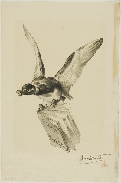 Frontispiece for Engravers of the 19th Century by Félix Henri Bracquemond