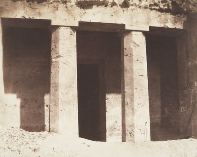 Beni Hasan, Hypogean Architecture, Tomb of Amonei by Félix Teynard