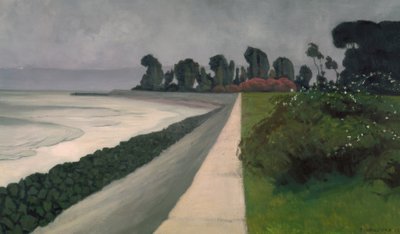 The Sea at Honfleur by Félix Vallotton