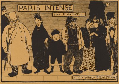 Frontispiece from Paris Intense by Félix Vallotton