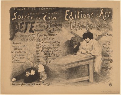 Père: tragedy in 3 acts by Aug. Strindberg, 1894 by Félix Vallotton