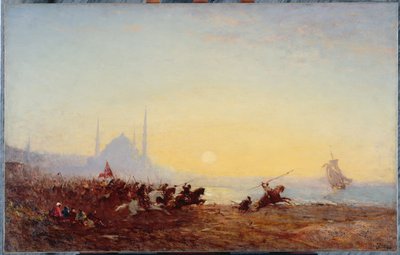 Fantasia in Constantinople, between 1880 and 1895 by Félix Ziem