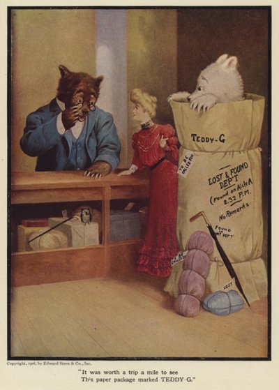 It Was Worth a Trip a Mile to See This Paper Package Marked TEDDY - G by Floyd V. Campbell