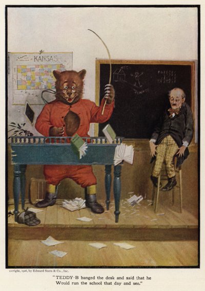 Teddy - B Banged the Desk and Said That He Would Run the School That Day and See by Floyd V. Campbell