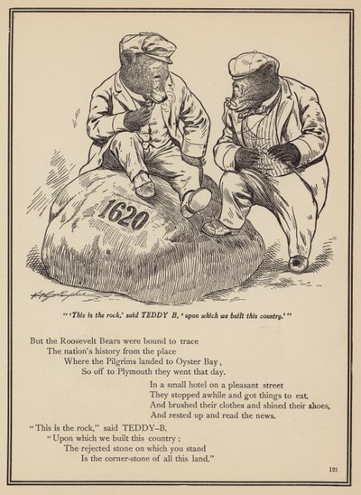 This Is the Rock, Said Teddy B, Upon Which We Built This Country. by Floyd V. Campbell