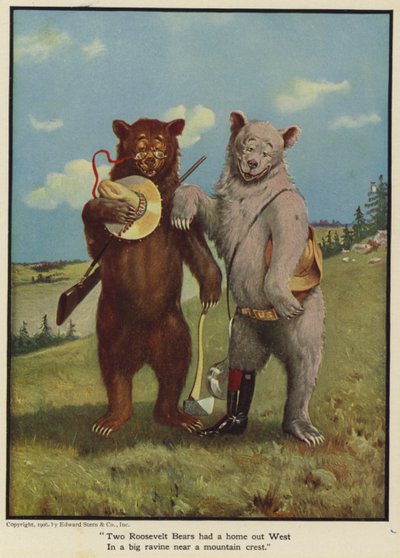 Two Roosevelt Bears had a home out West in a big ravine near a mountain crest by Floyd V. Campbell