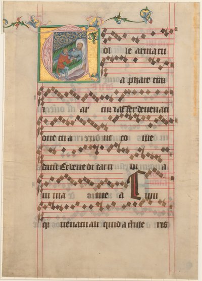 Isaac Blessing Jacob by Follower of Master of the Golden Bull