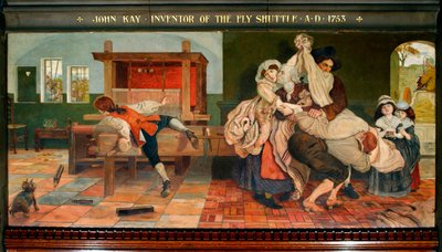 John Kay Inventor of the Fly Shuttle AD 1753 by Ford Madox Brown