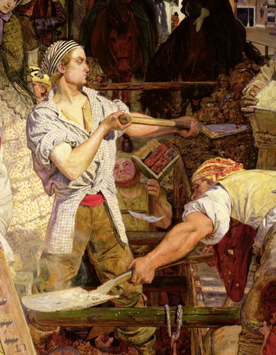 Work: Workman with Carnation in his Mouth by Ford Madox Brown