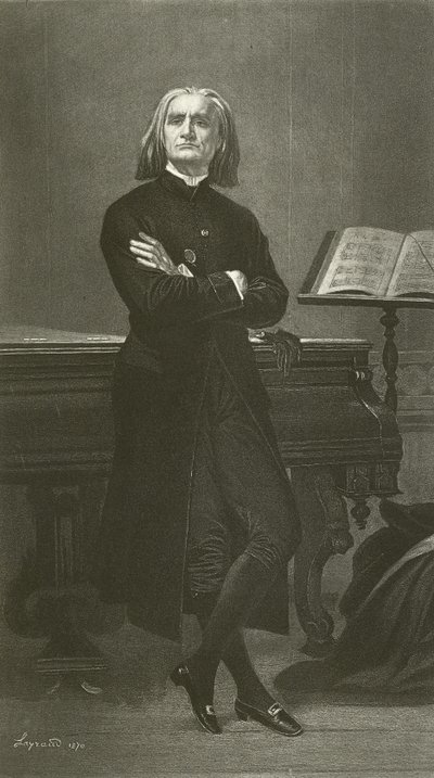 Franz Liszt by Fortune Joseph Seraphin Layraud