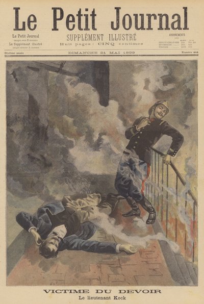 A victim of duty: Lieutenant Kock by Fortune Louis Meaulle