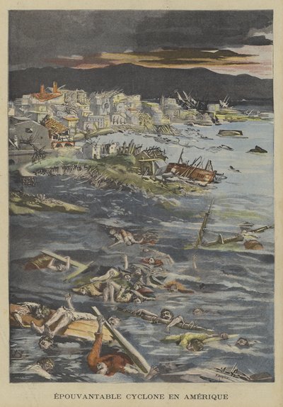 Appalling Hurricane in America by Fortune Louis Meaulle