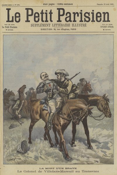 Death of Colonel Villebois-Mareuil in Transvaal by Fortune Louis Meaulle