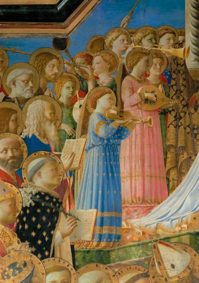 The Coronation of the Virgin by Fra (c.1387-1455) Angelico