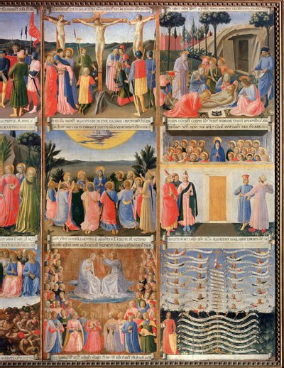 History of the Life of Christ (detail) by Fra  Angelico