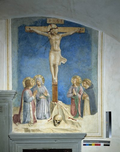 Crucifixion with the Virgin Mary and Saint Cosme by Fra Angelico