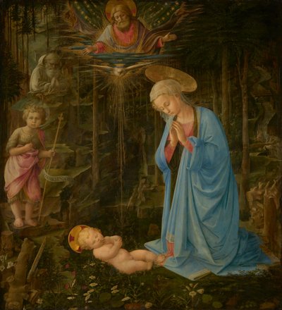 The Adoration in the Forest by Fra Filippo Lippi