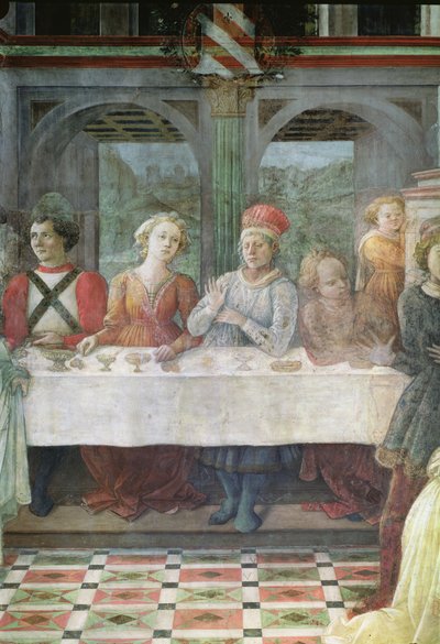 The Feast of Herod (detail) by Fra Filippo Lippi