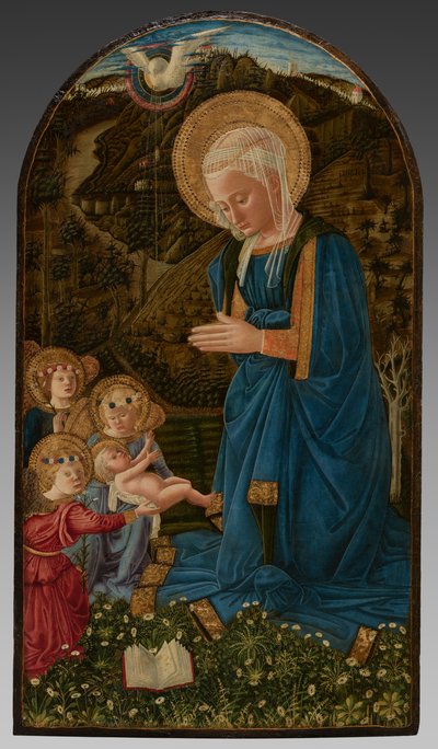 Virgin and Child with Angels by Fra Filippo Lippi