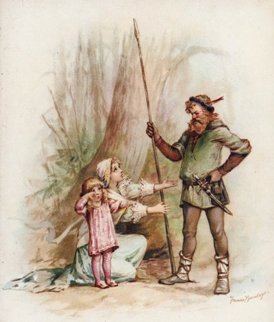 Flight of Queen Margaret and Prince Edward by Frances Brundage