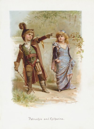 Petruchio and Katharina by Frances Brundage