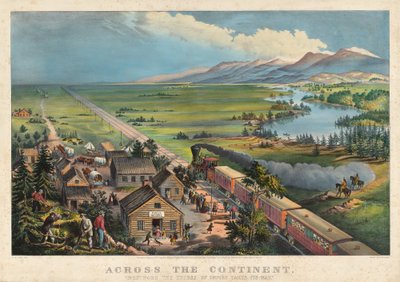 Across the Continent: "Westward the Course of Empire Takes its Way" by Frances Flora Bond Palmer