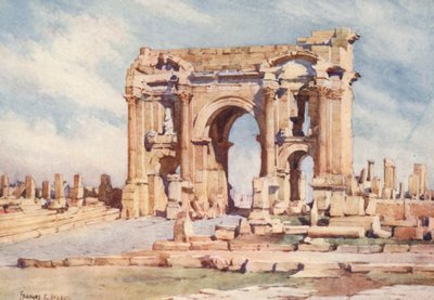 The Arch of Trajan, Timgad by Frances Nesbitt