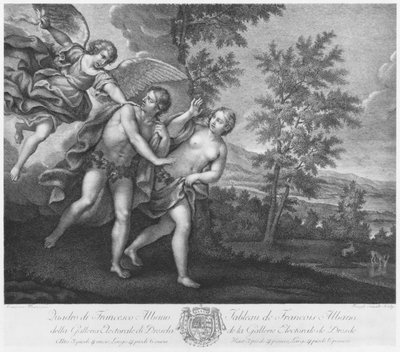 The Expulsion from Paradise by Francesco Albani