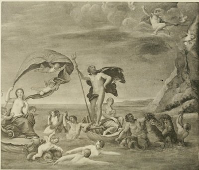 The Maritime Realm, Neptune and Amphitrite by Francesco Albani