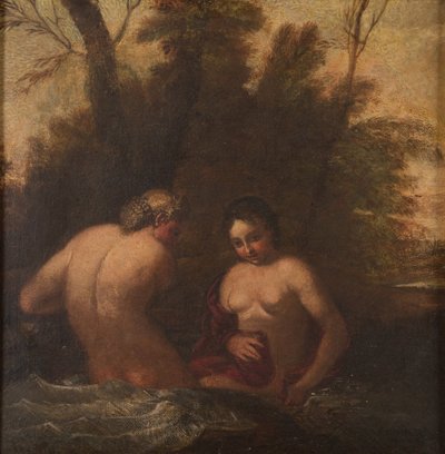 Two Bathing Nymphs by Francesco Albani
