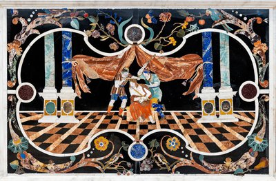 The Main Altar, Equipped with Two Tables, Surmounted by a Grandiose Marble Tabernacle (detail) by Francesco Antonio Corbarelli