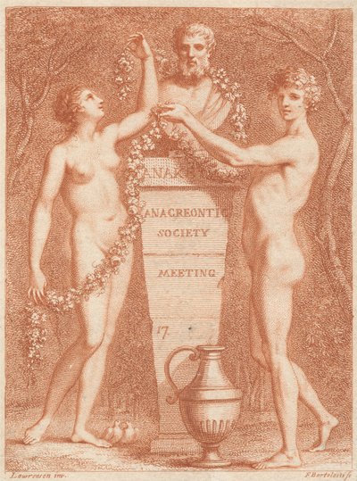 Ticket: Anacreontic Society Meeting by Francesco Bartolozzi