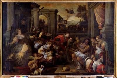 Hercules and Omphale by Francesco Bassano
