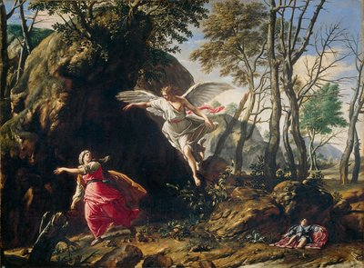 Hagar and Ishmael in the Desert by Francesco Cozza