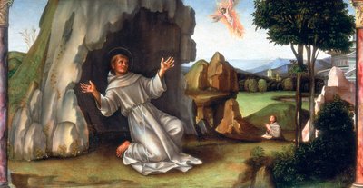 St Francis Receiving the Stigmata by Francesco Francia