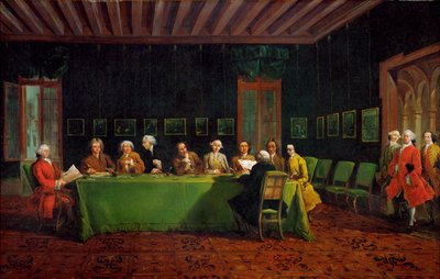 Diplomatic Meeting by Francesco Guardi