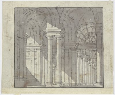 Portico by Francesco Guardi