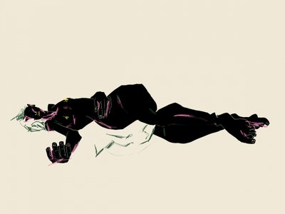 Minimalist Woman Resting by Francesco Gulina