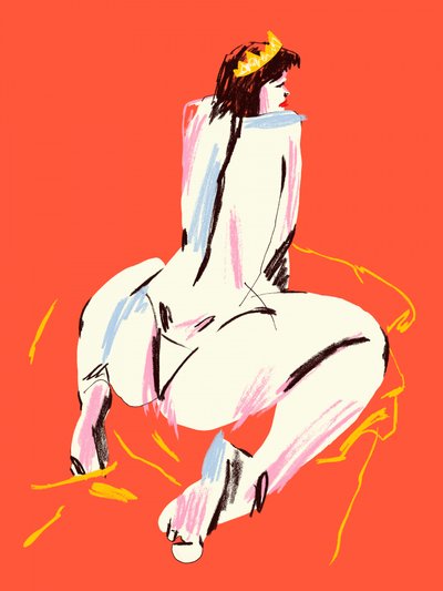 Vibrant Queen Sketch by Francesco Gulina