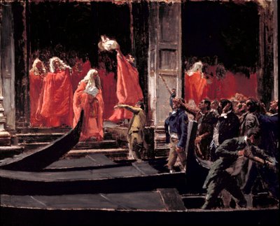 Last Session of the Senate of the Republic of Venice in 1866 by Francesco Jacovacci