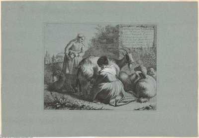 Plate 1, from The Set of 12 Pastoral Scenes by Francesco Londonio